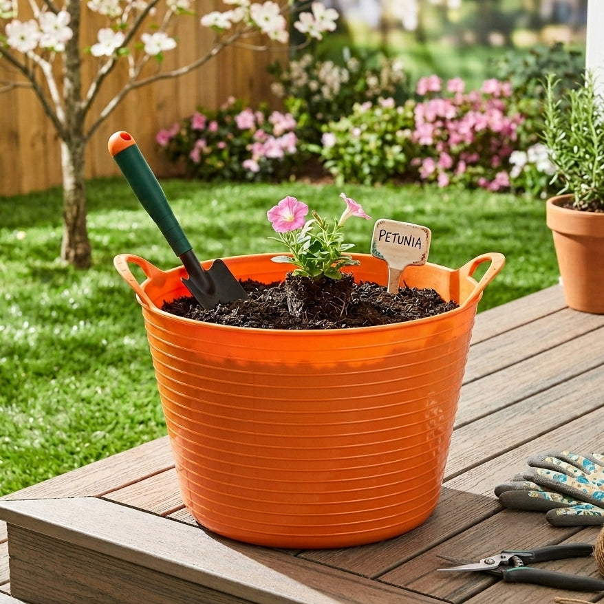 Multi-Purpose-Flexible-Garden-Tub-With-Handles-12L-2